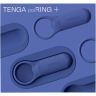 Эрекционное кольцо TENGA PAIRING+ с усиленной вибрацией, индиго VRP-102